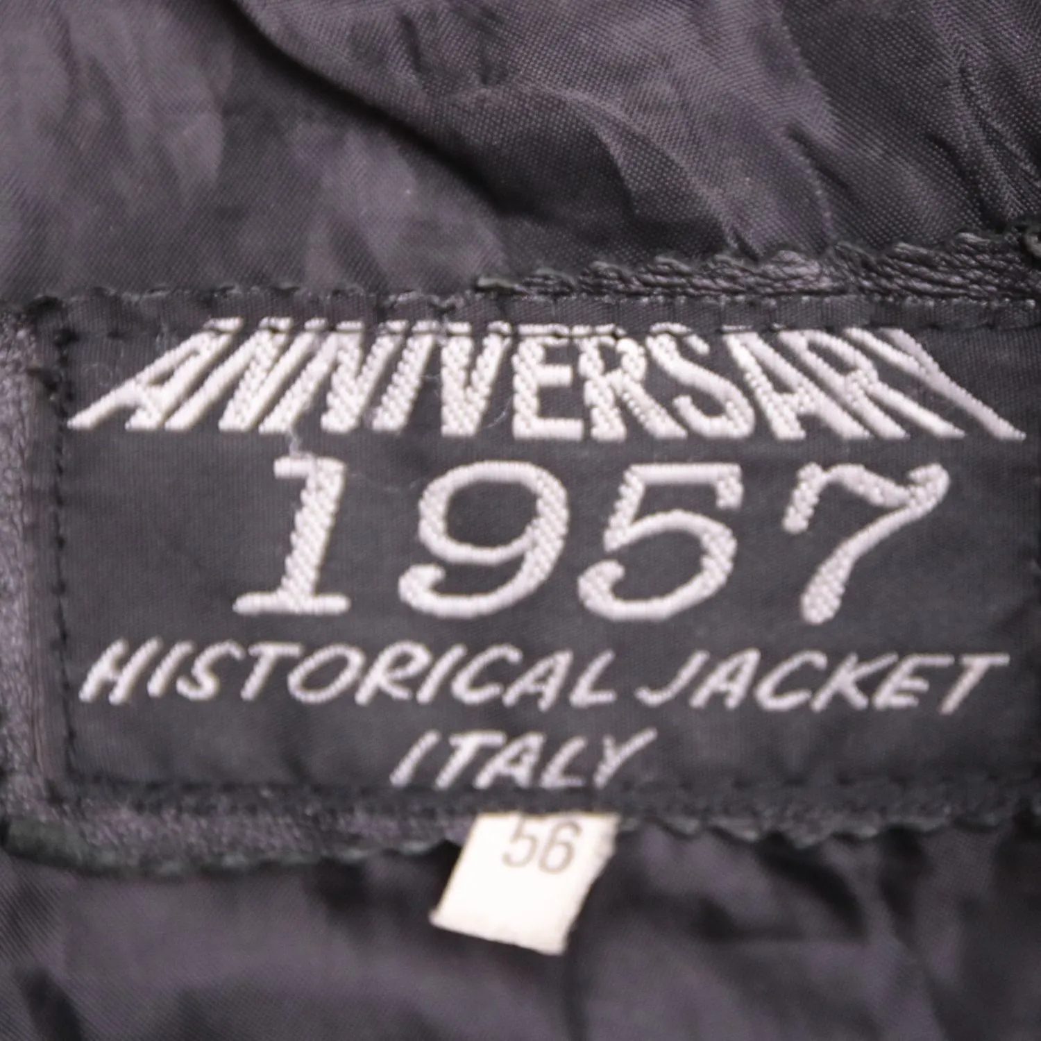 Чёрный жилет Anniversary 1957 из кожи, размер 56 (XXL)