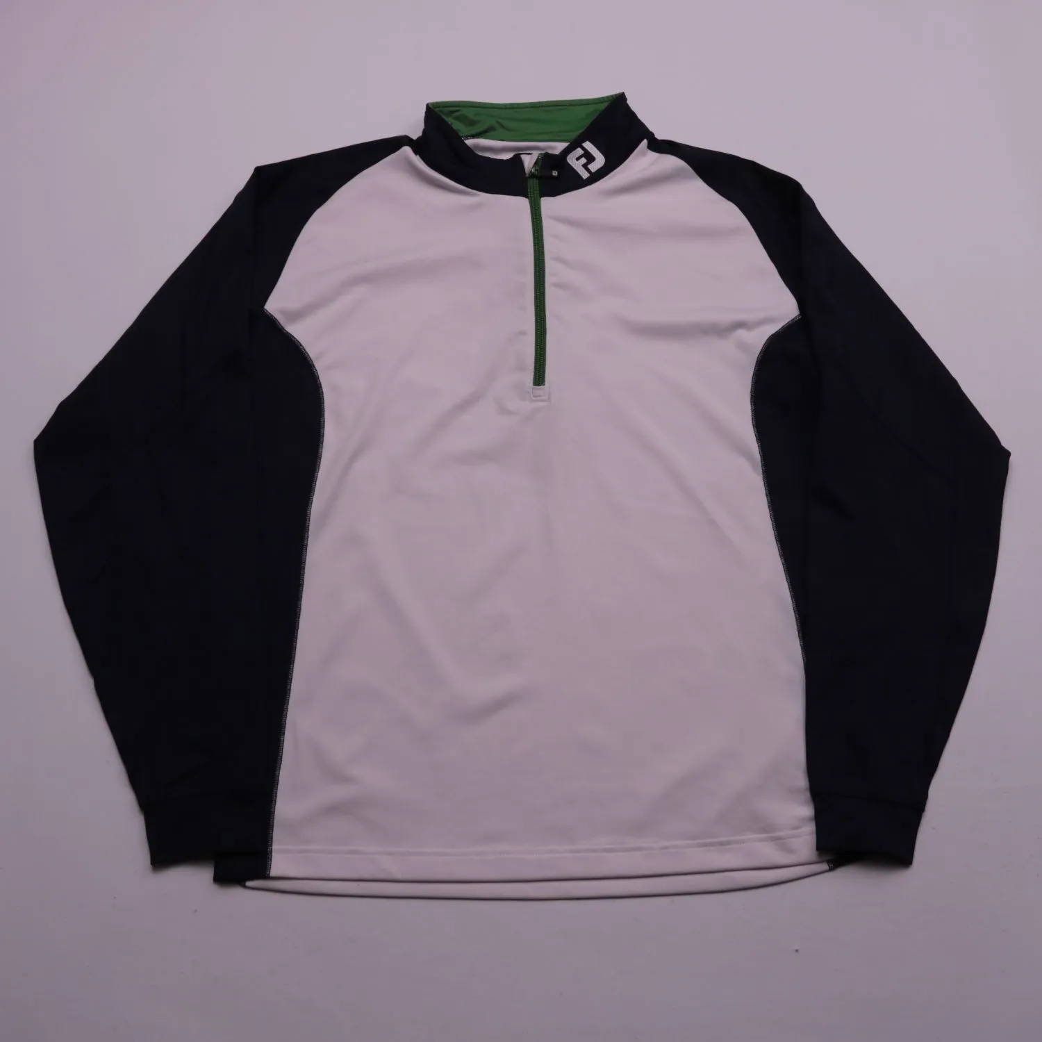Белая спортивная кофта FootJoy на молнии, размер 50 (L)